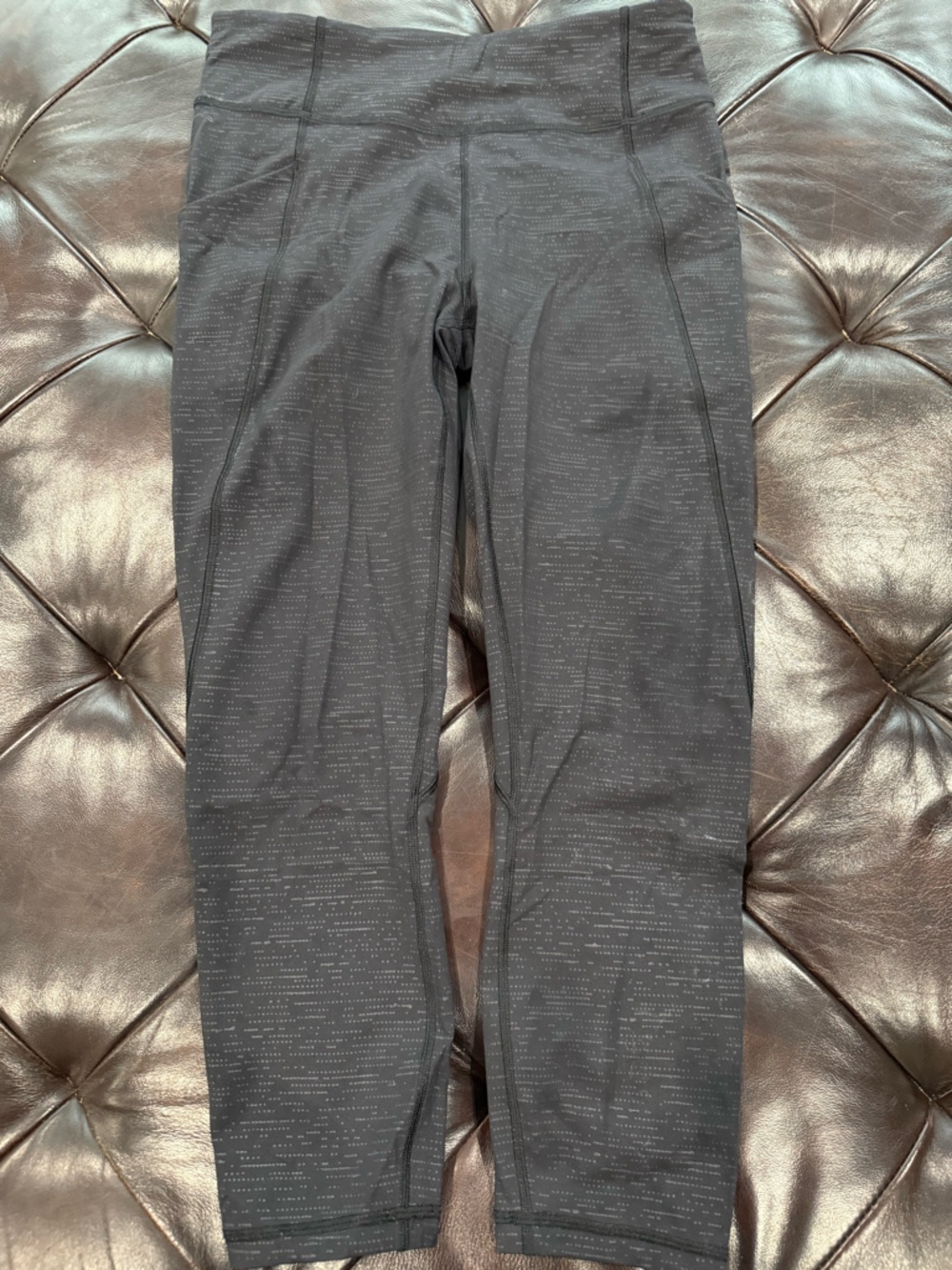 lululemon athletica Black Heathered Leggings